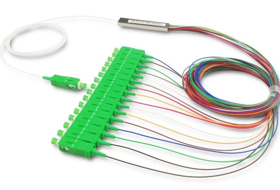 FTTH Mikro-Stahlrohr Typ 1x16 SC APC Glasfaser Splitter für FAT und FTD