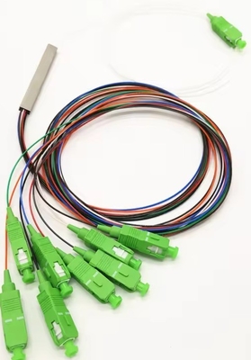 Telekommunikation 1x2 4 8 16 C G657A1 0,9 mm SCUPC Mini-Typ Glasfaser-PLC-Splitter