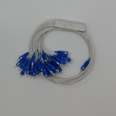 Telekommunikation G657A Fiber-PLC-Splitter mit SC-Anschlüssen 1*2 1*4 1*8 1*16 1*32 1*64