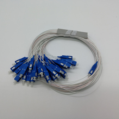 Telekommunikation G657A Fiber-PLC-Splitter mit SC-Anschlüssen 1*2 1*4 1*8 1*16 1*32 1*64