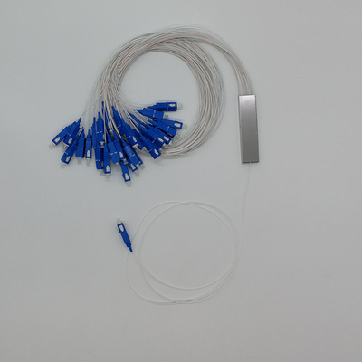 Telekommunikation G657A Fiber-PLC-Splitter mit SC-Anschlüssen 1*2 1*4 1*8 1*16 1*32 1*64