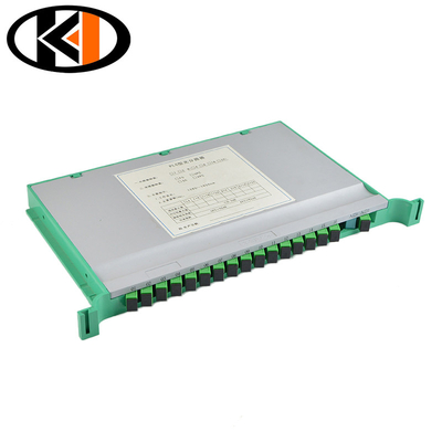 Optische Faser-PLC 1*8 1*16 SC/APC-Tray-Montage-Typ Glasfasersplitter